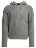 Tom Ford Men's Cashmere hooded sweater in Grey