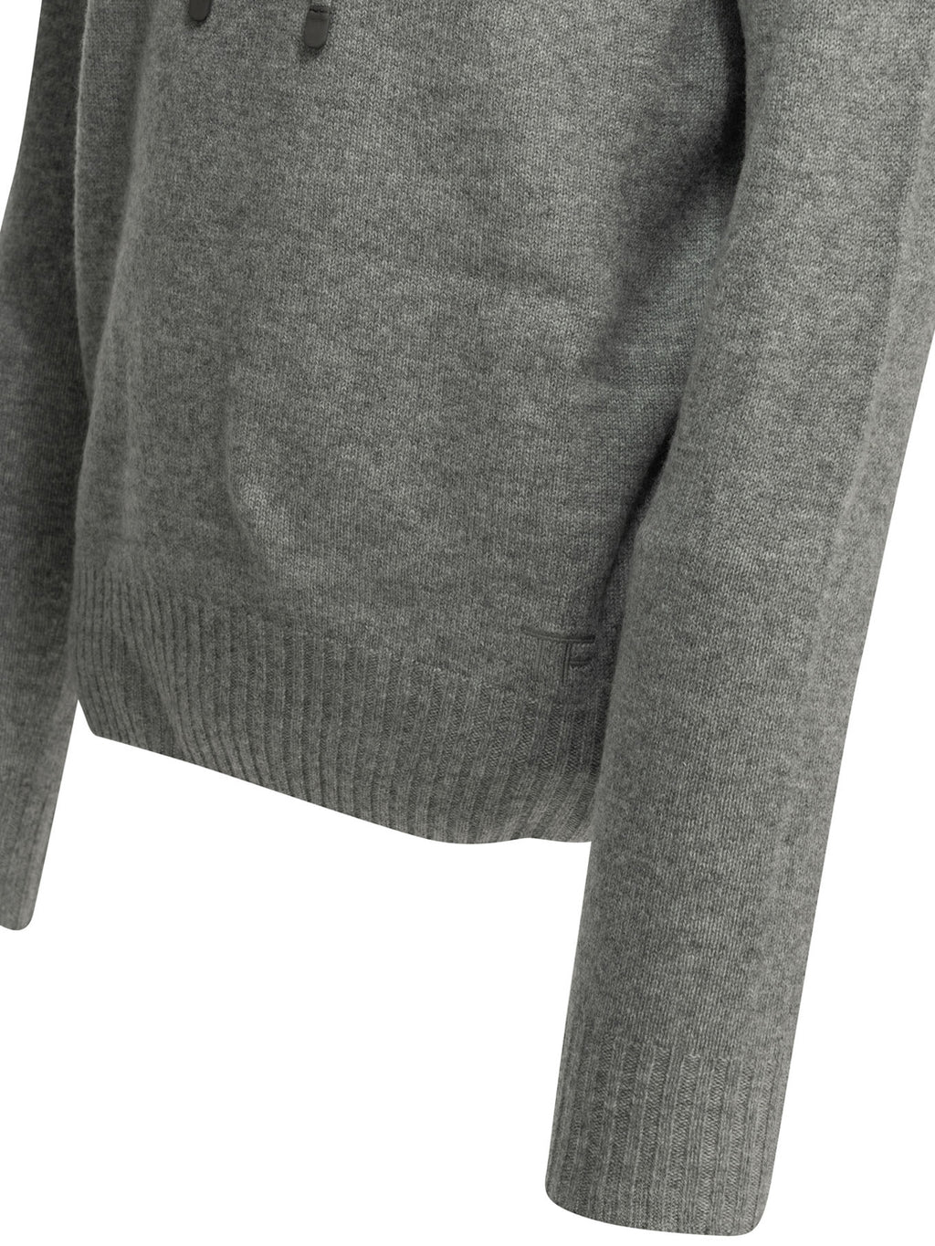 Tom Ford Men's Cashmere hooded sweater in Grey