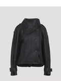 Acne Studios Women's Leather Jacket in Black