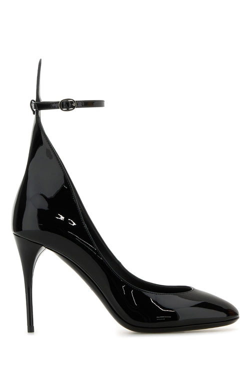 Alaia Women's Ankle Strap Pumps 90 in Black - view 1