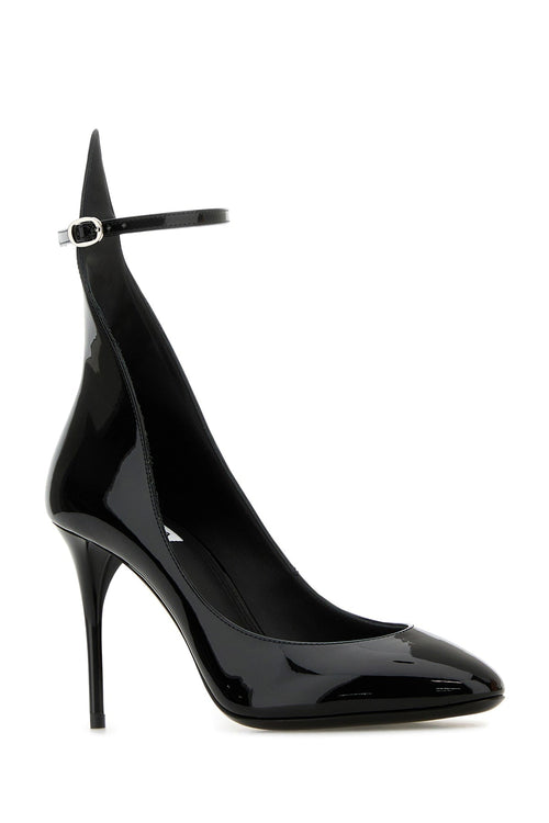 Alaia Women's Ankle Strap Pumps 90 in Black - view 2