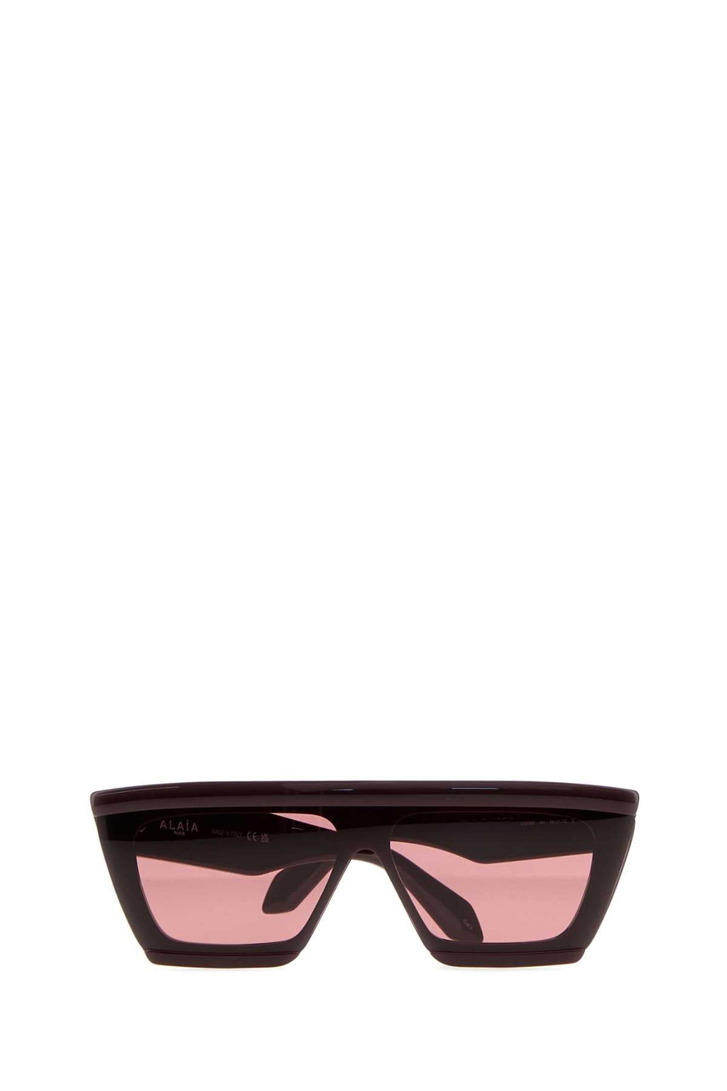Alaia Women's Acetate Rectangle Sunglasses in Brown - view 2