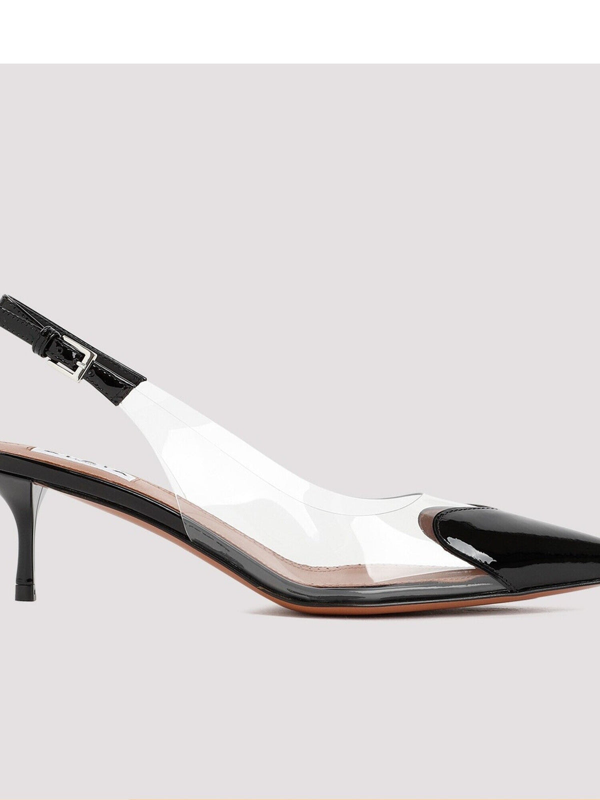 Alaia Slingback Pvc Heels in Black