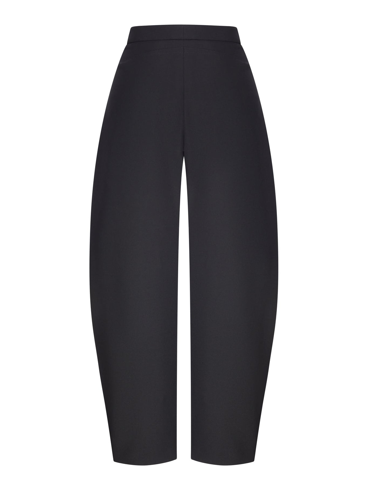 Alaia Women's Curved-Leg Trousers in Black - view 2