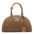 Miu Miu Women's Arcadie Matelasse' Shoulder Bag in Camel - view 1