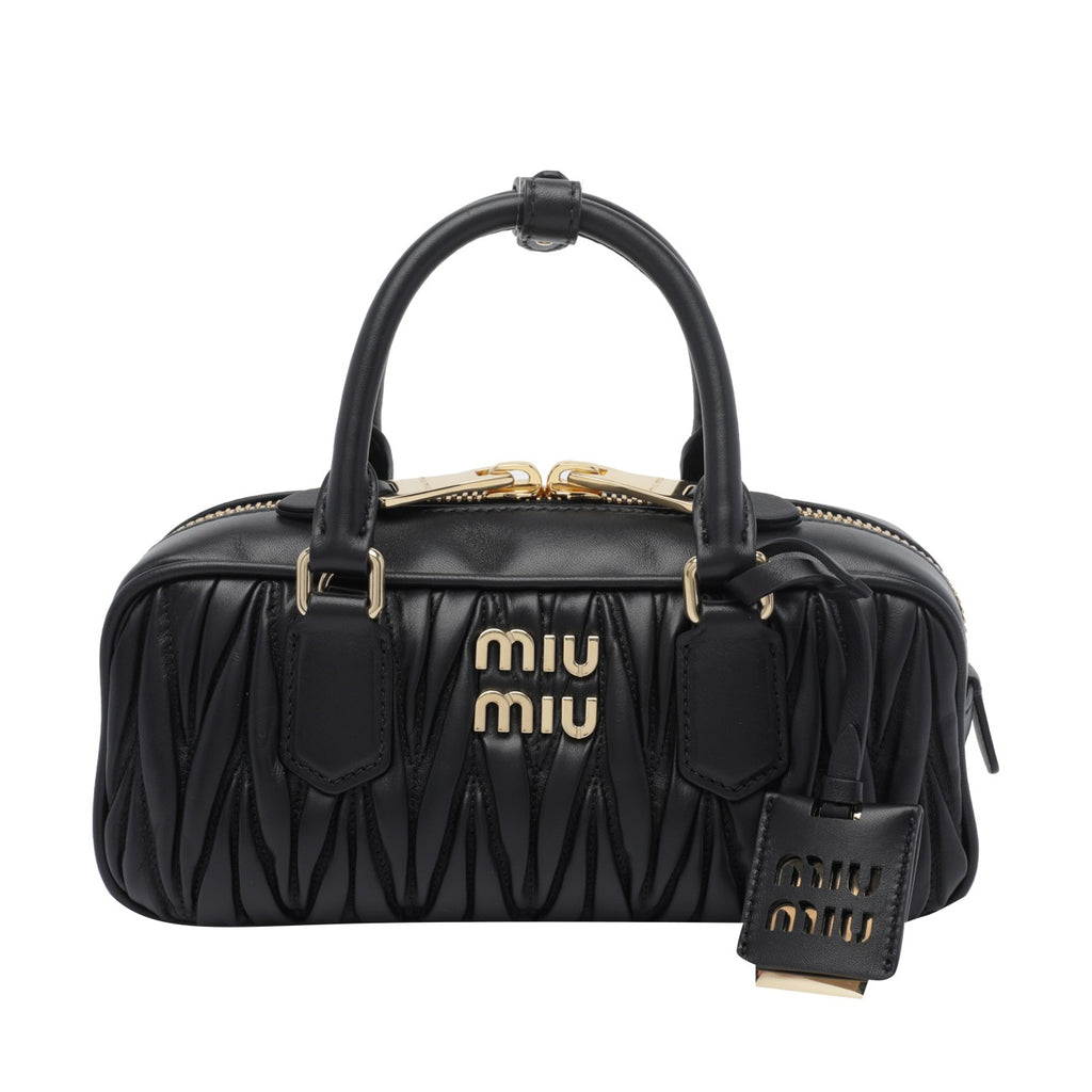 Miu Miu Women's Arcadie Crossbody Bag in Black