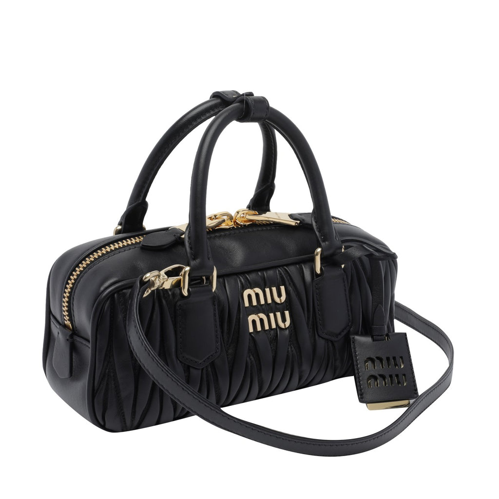 Miu Miu Women's Arcadie Crossbody Bag in Black