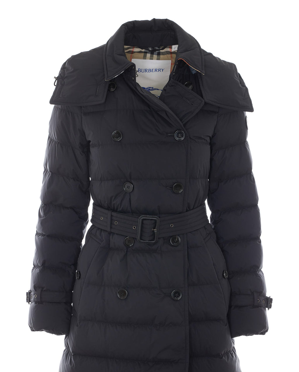 Burberry Women's Audley Puffer Down Jacket in Black - view 4