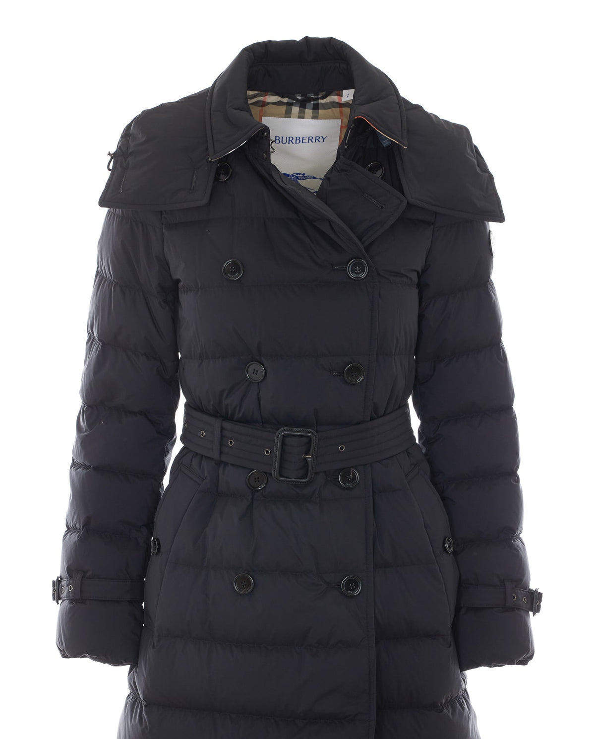 Burberry Women's Audley Puffer Down Jacket in Black - view 4
