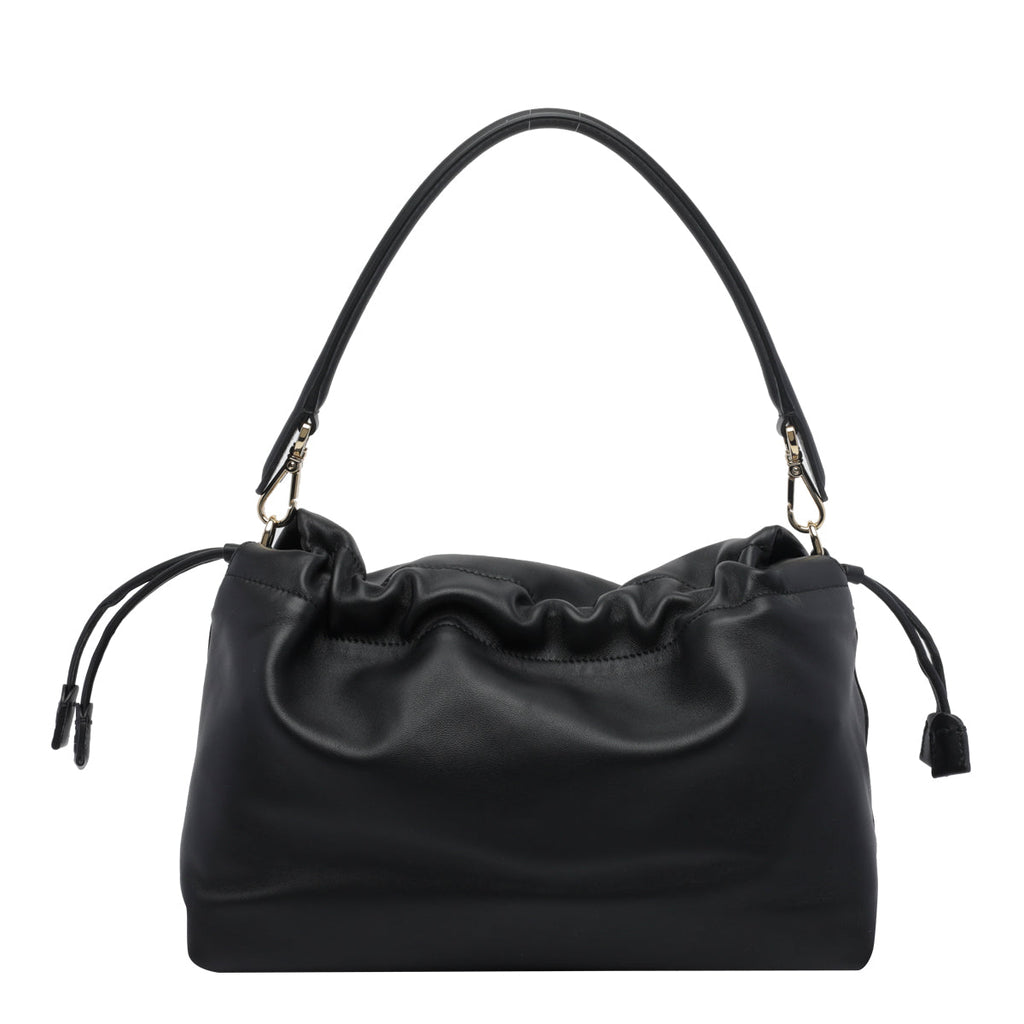 Fendi Women's Baguette Soft Large Handbag in Black Leather - view 4