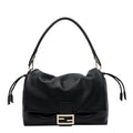 Fendi Women's Baguette Soft Large Handbag in Black Leather - view 1