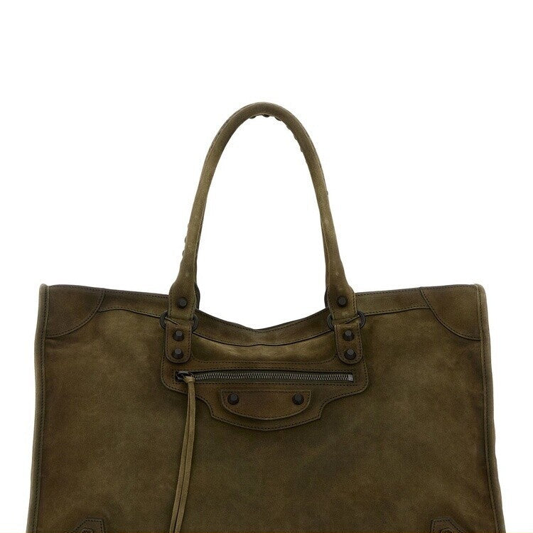 Balenciaga Men's Le City Large Bag in Green