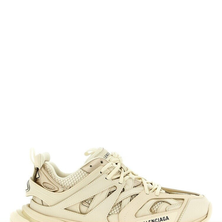 Balenciaga Men's Track Sneakers in Beige