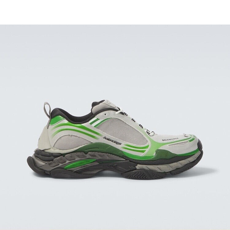 Balenciaga Men's Triple S.2 Sneakers in Green