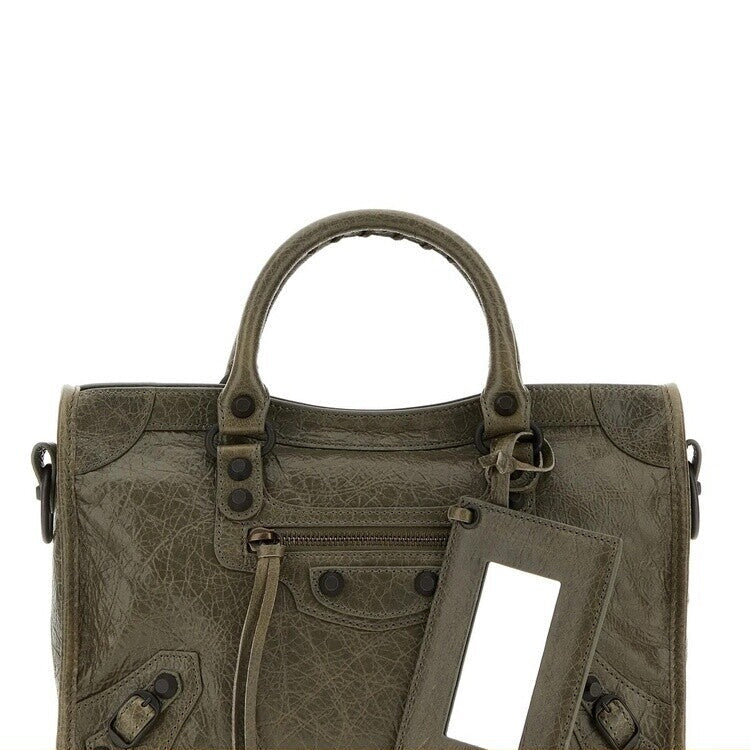 Balenciaga Women's Le City Small Bag in Green