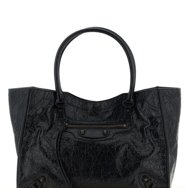Balenciaga Women's Le City Small Shoulder Bag in Black