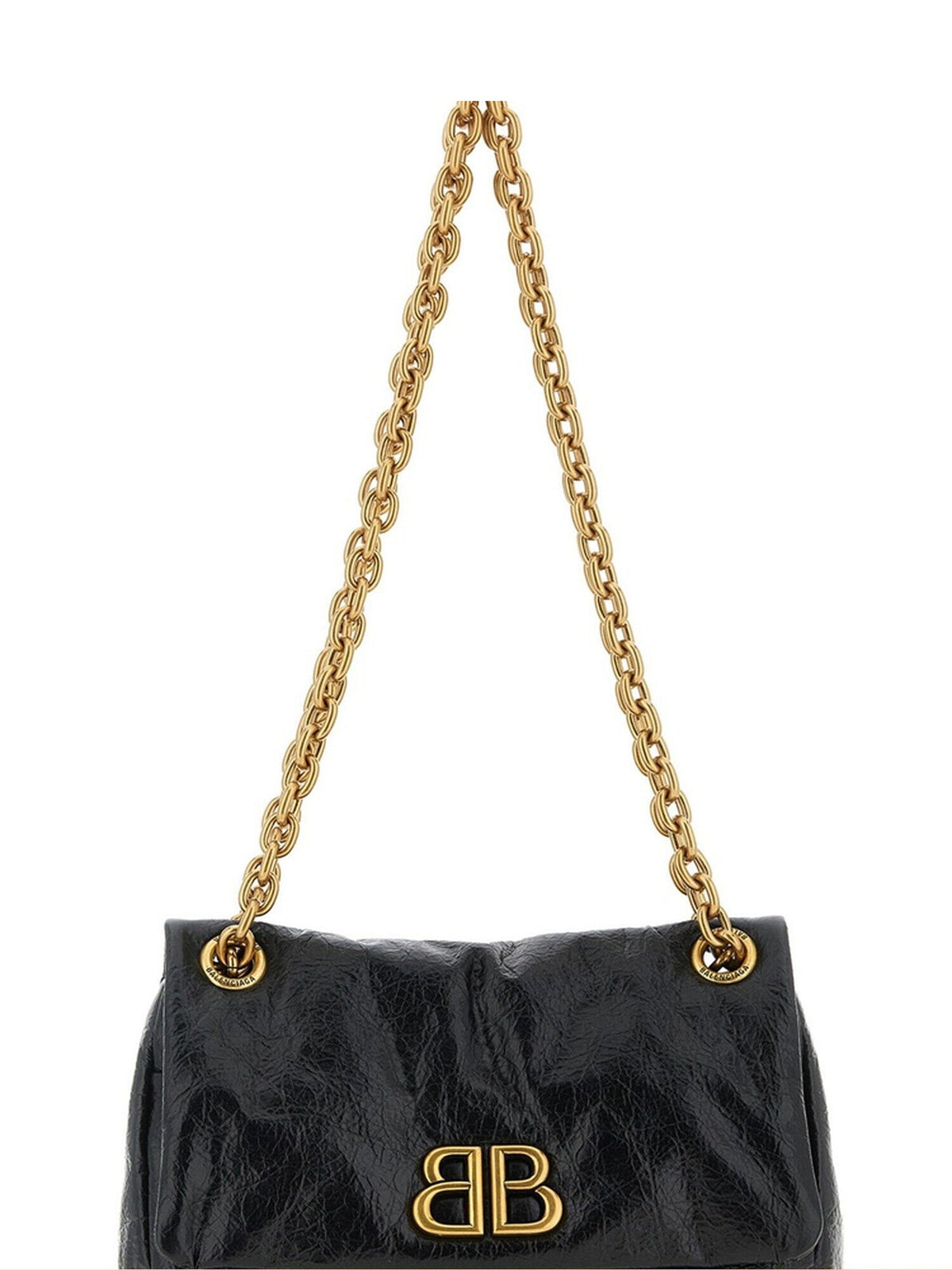 Balenciaga Women's Monaco Mini Shoulder Bag in Black