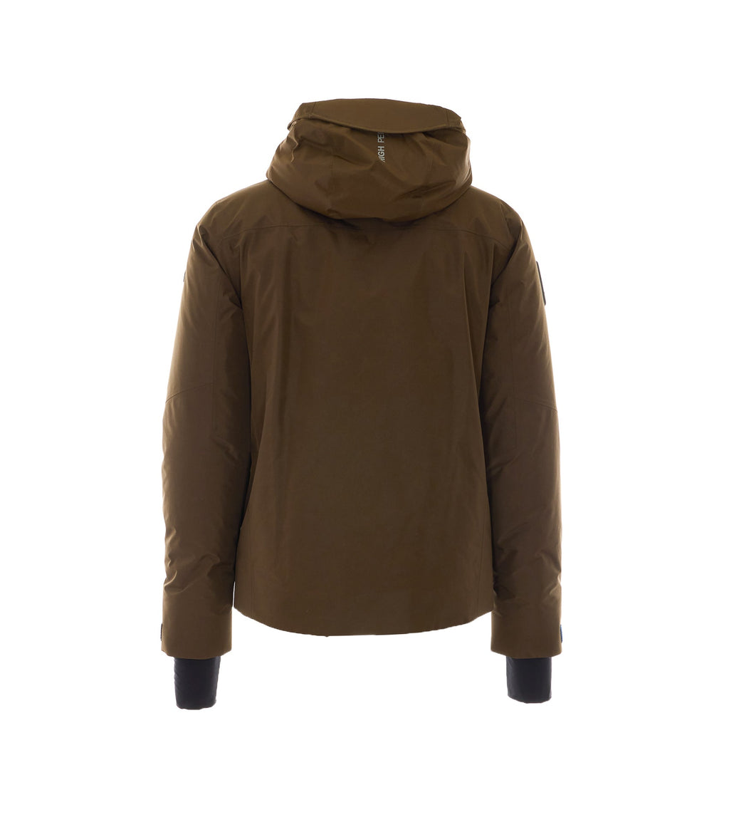 Moncler Grenoble Men's Balmhorn Down Jacket in Brown - view 2