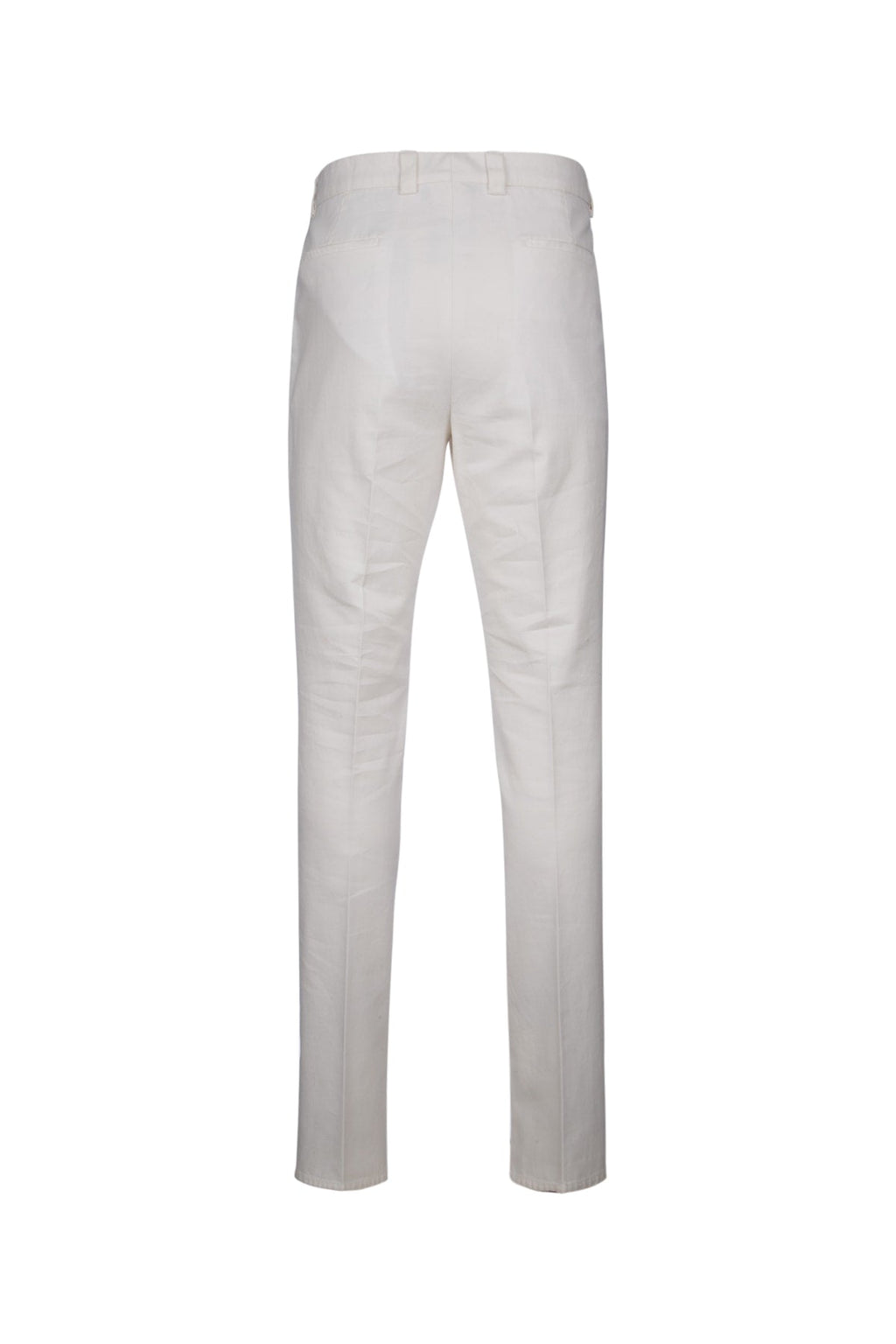Brunello Cucinelli Men's Cotton Trousers in Cream - view 2
