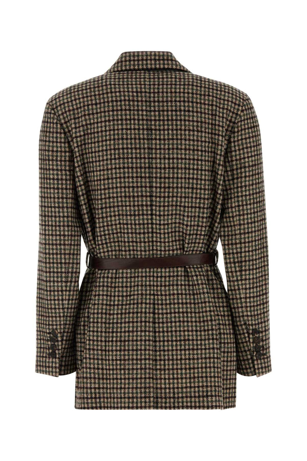Brunello Cucinelli Women's Wool Alpaca Jacket in Brown - view 2