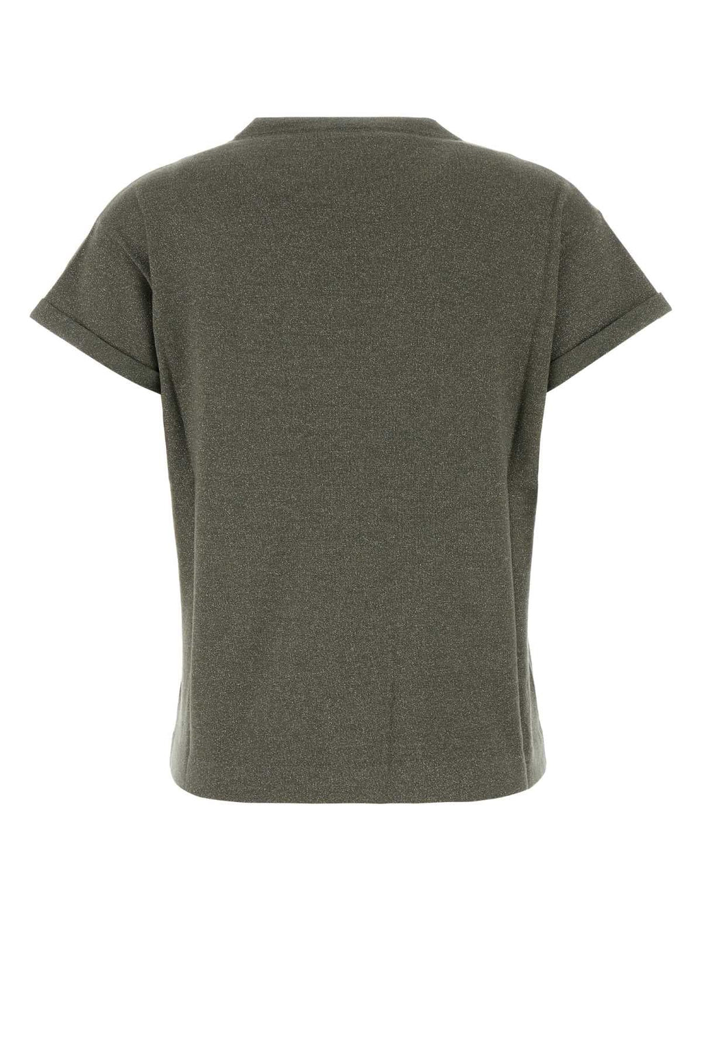 Brunello Cucinelli Women's Cashmere T-Shirt in Oregano - view 2