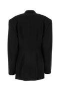 Balenciaga Women's Wool Tailored Blazer in Black - view 1