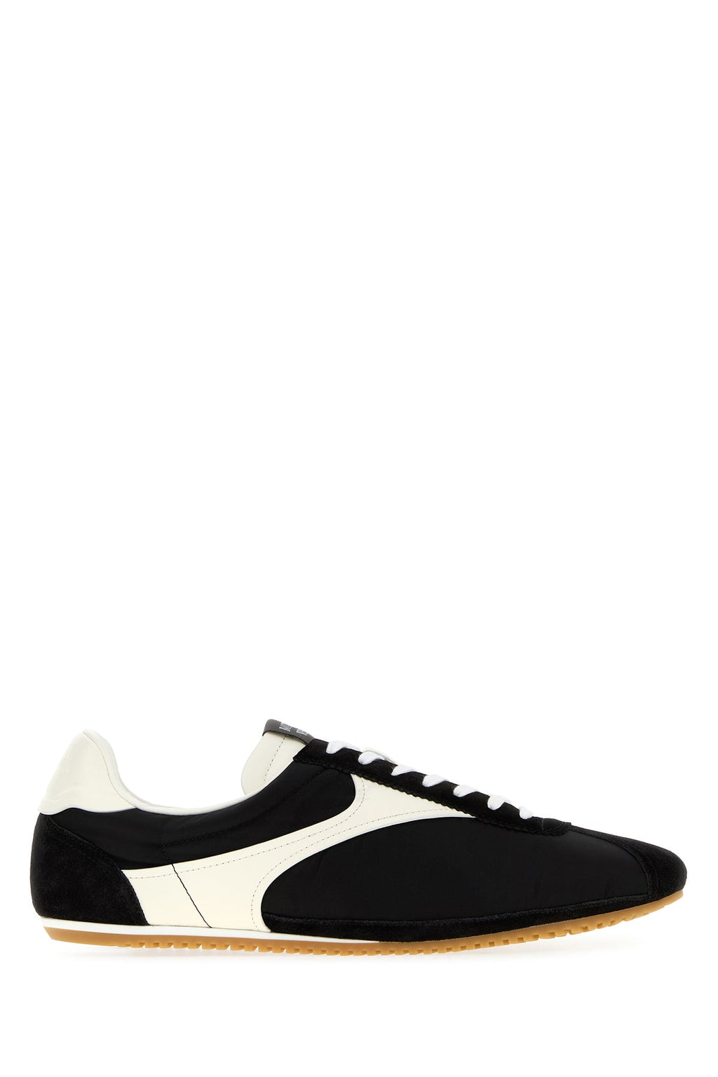 Bottega Veneta Men's Suede Shot Sneakers in Black/Cream - view 1