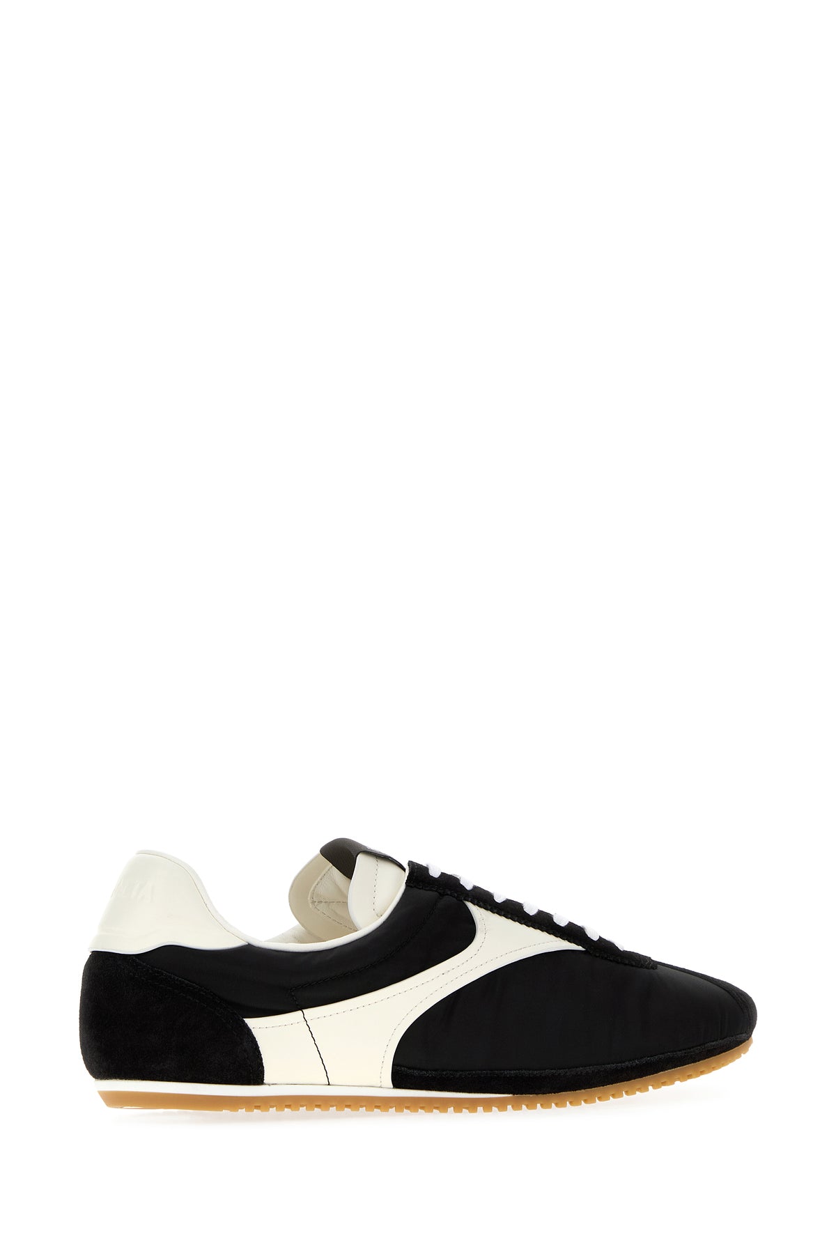 Bottega Veneta Men's Suede Shot Sneakers in Black/Cream - view 3