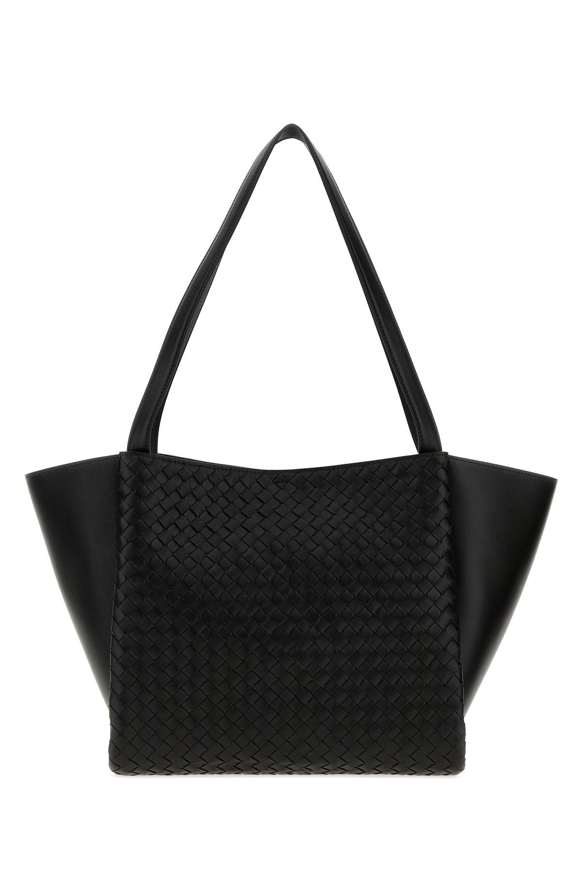 Bottega Veneta Women's Leather Corso Shopping Bag in Black - view 1
