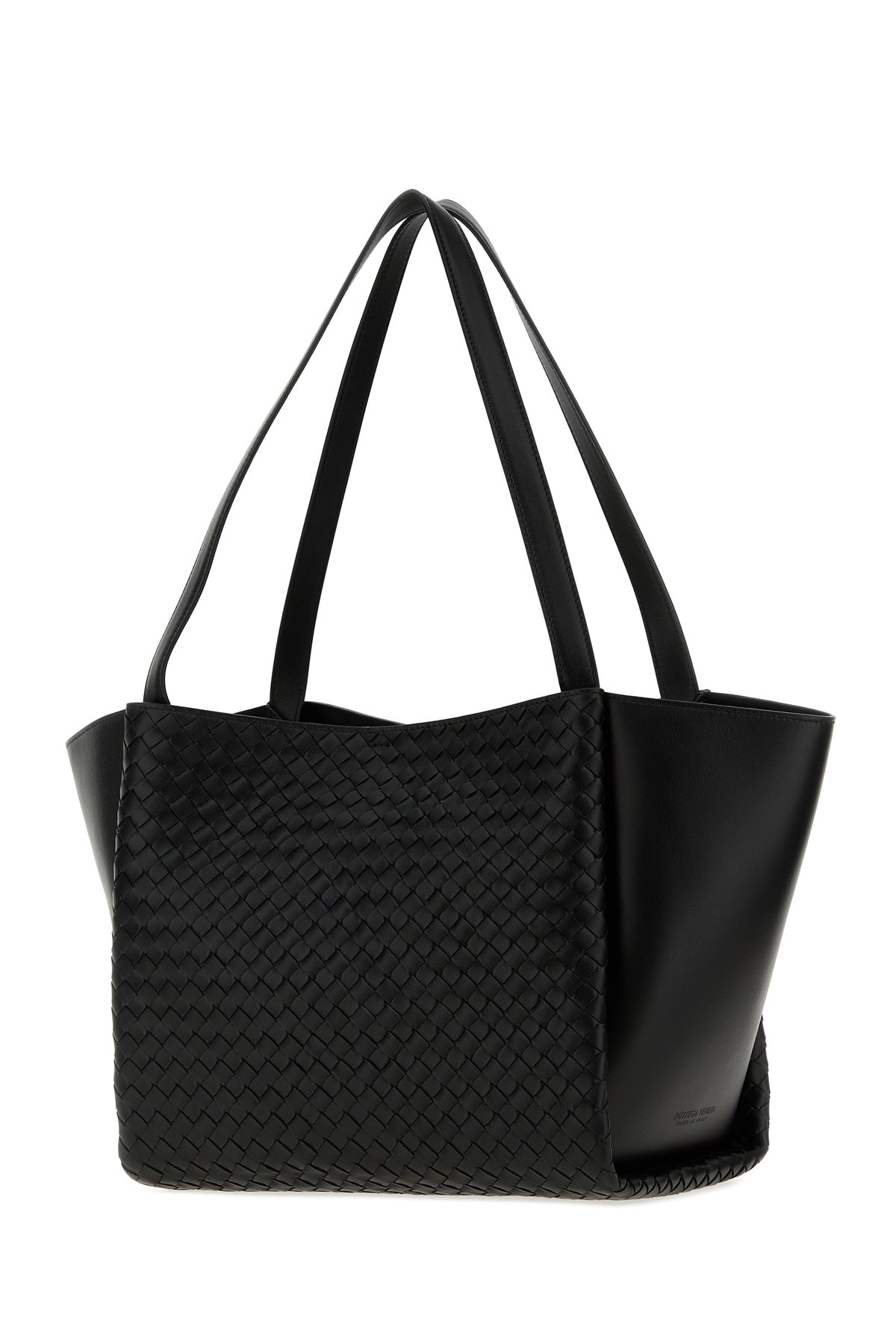 Bottega Veneta Women's Leather Corso Shopping Bag in Black - view 2