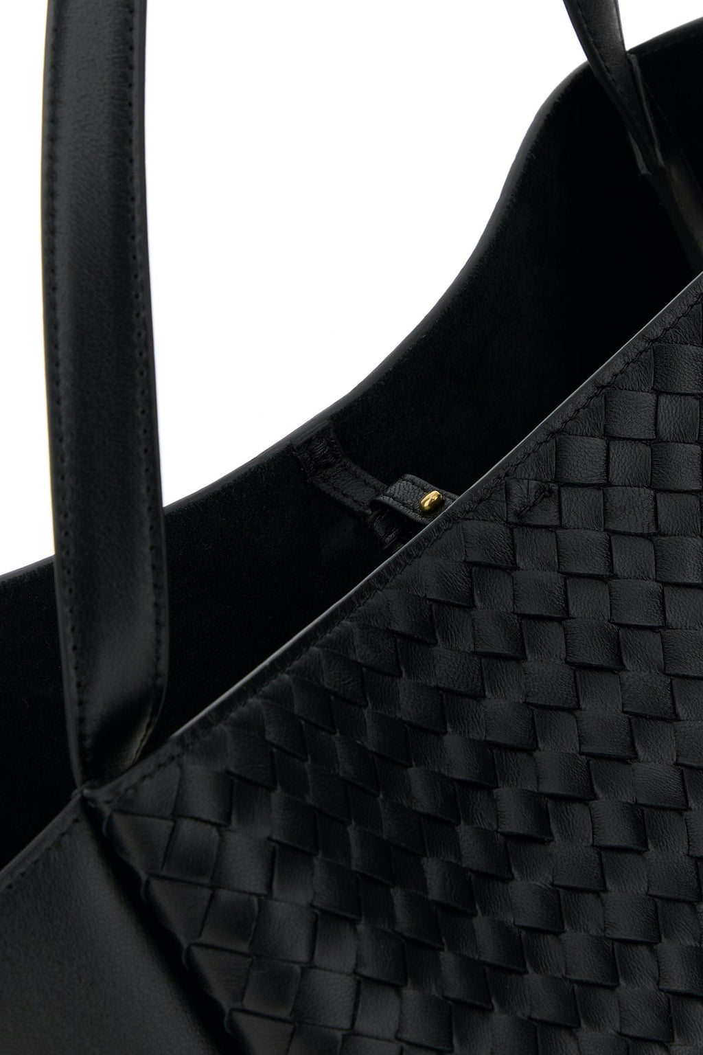 Bottega Veneta Women's Leather Corso Shopping Bag in Black - view 4