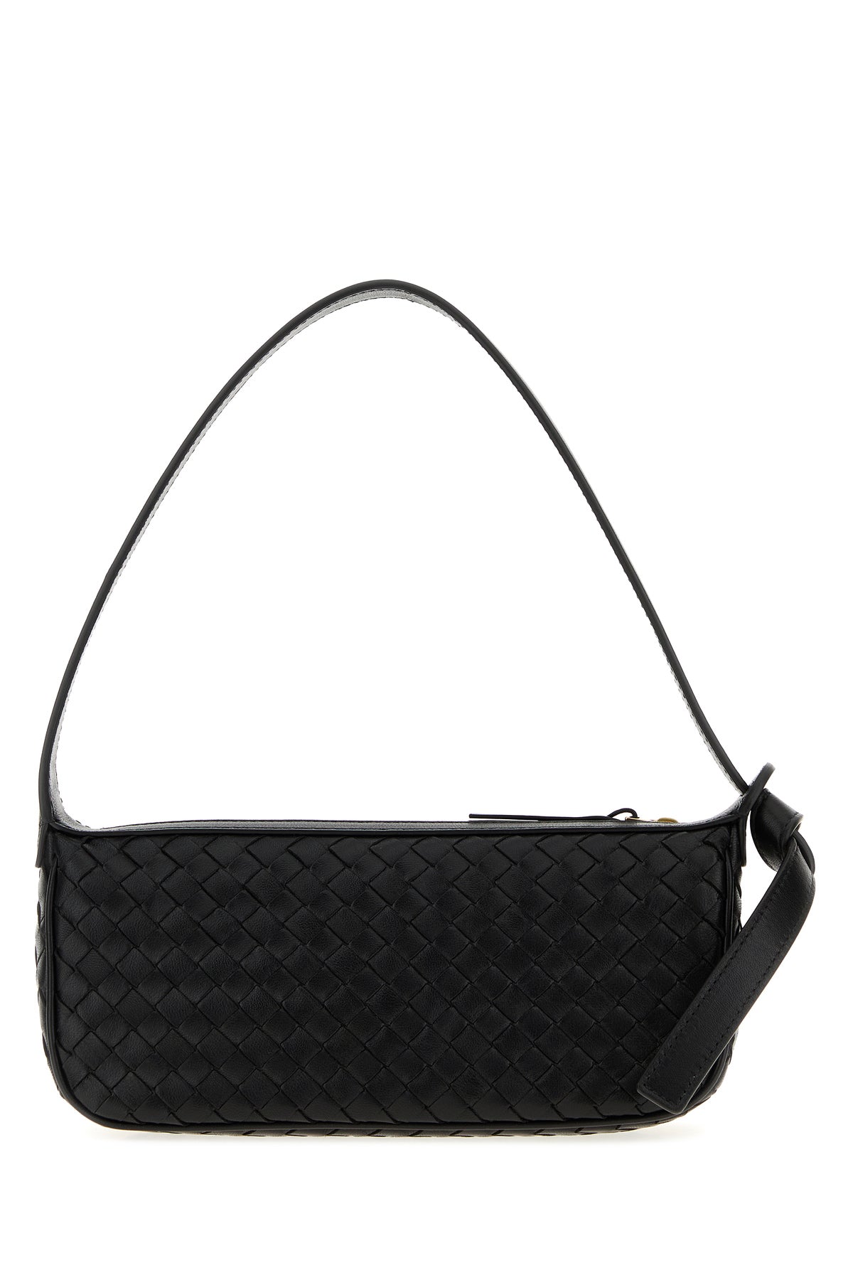 Bottega Veneta Women's Leather Nodo Shoulder Bag in Black - view 3