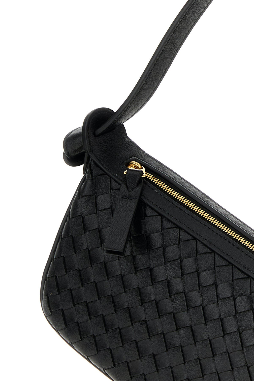Bottega Veneta Women's Leather Nodo Shoulder Bag in Black - view 4