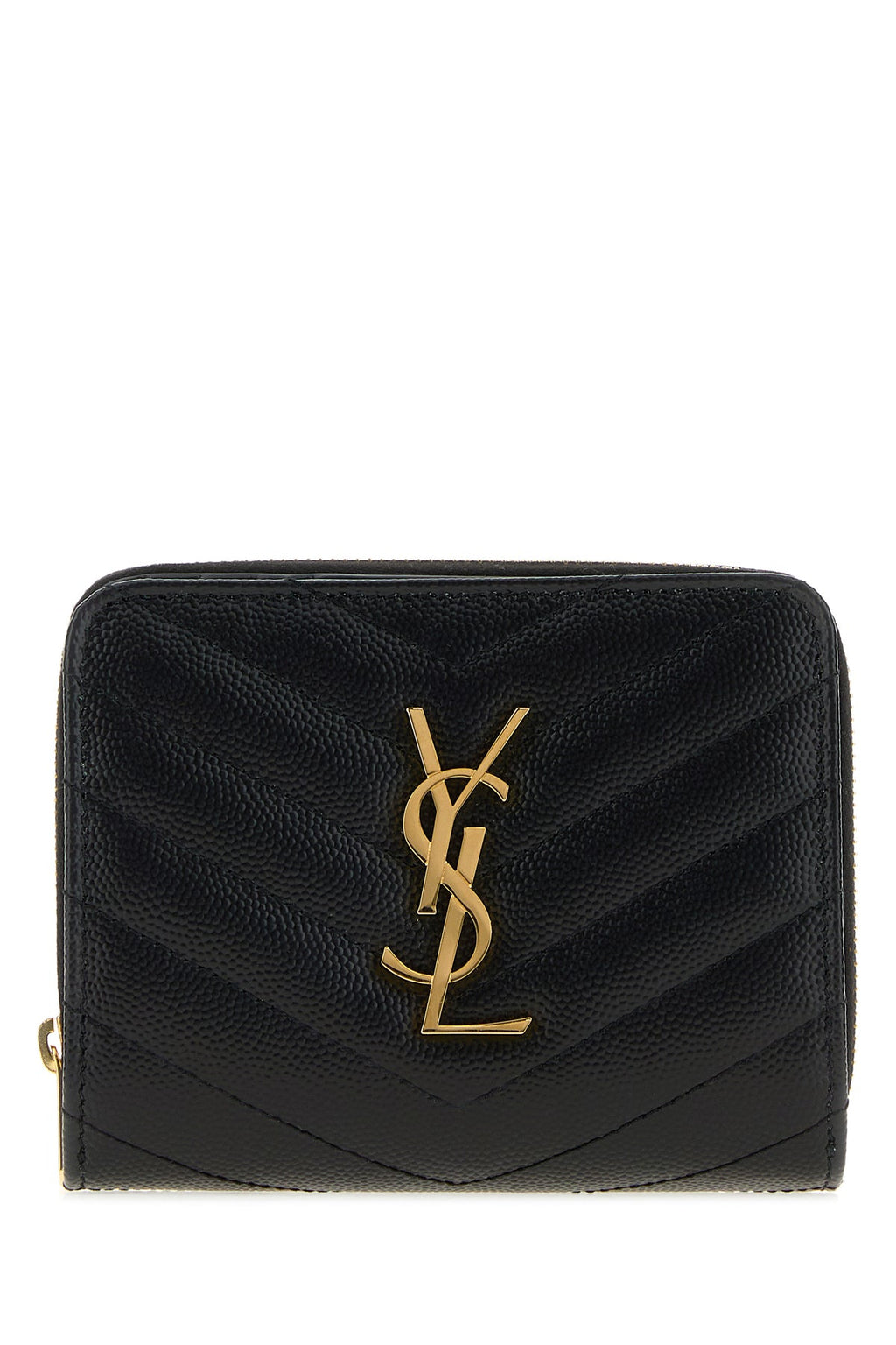 Saint Laurent Women's Leather Wallet in Black - view 1