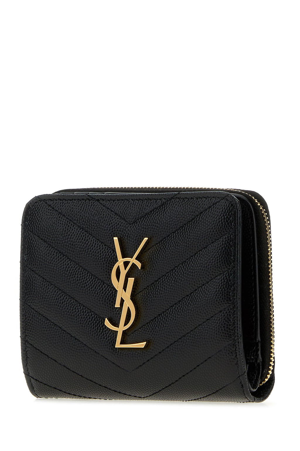 Saint Laurent Women's Leather Wallet in Black - view 2