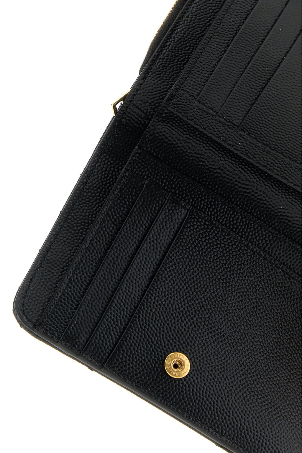 Saint Laurent Women's Leather Wallet in Black - view 4
