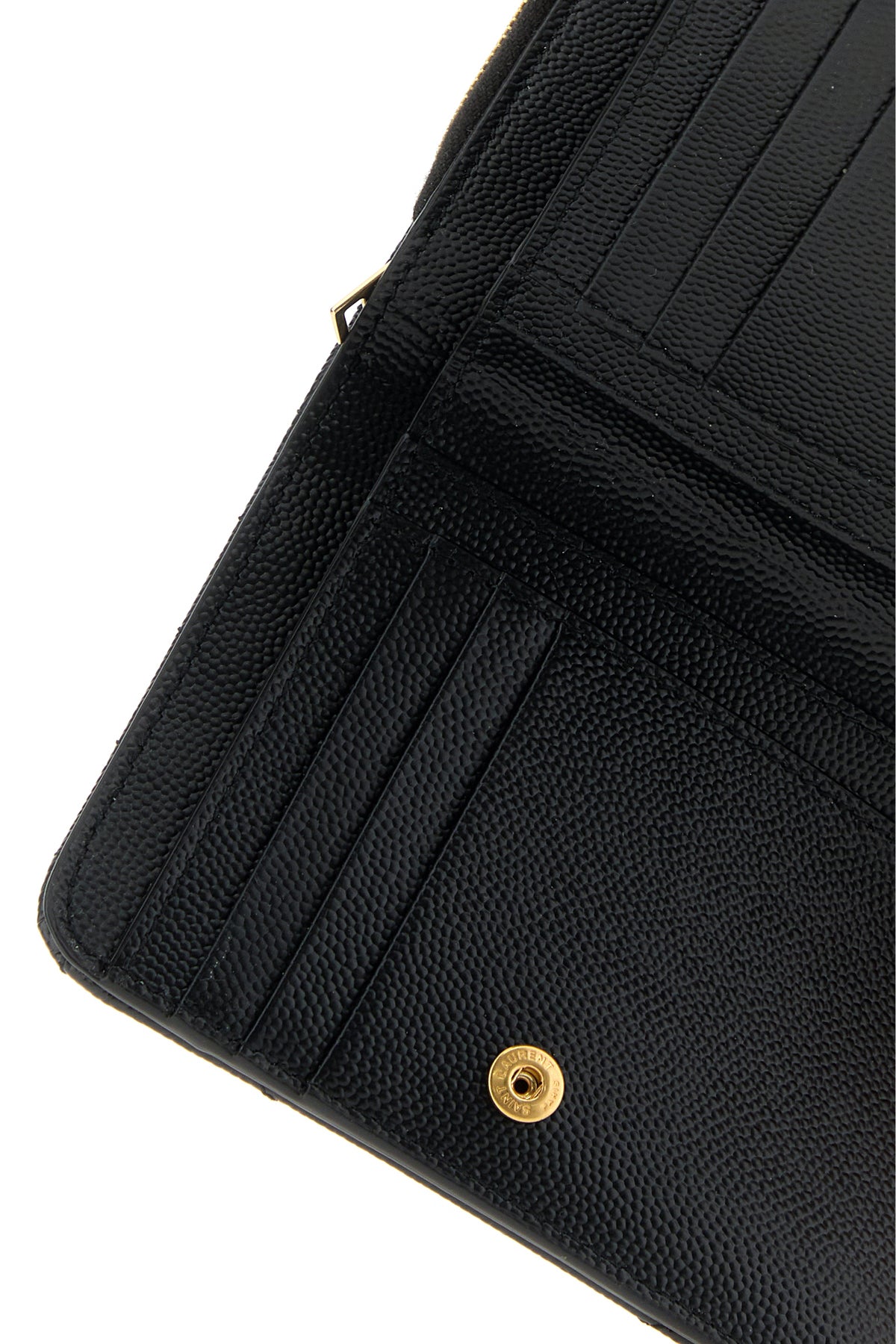Saint Laurent Women's Leather Wallet in Black - view 4