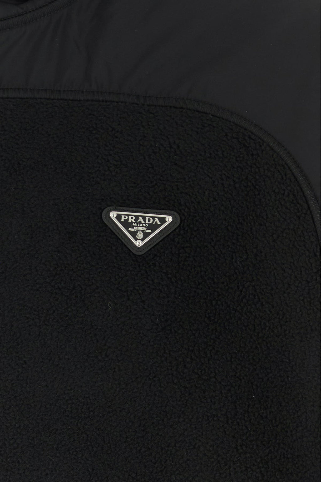 Prada Men's Re-Nylon Sweatshirt in Black - view 3