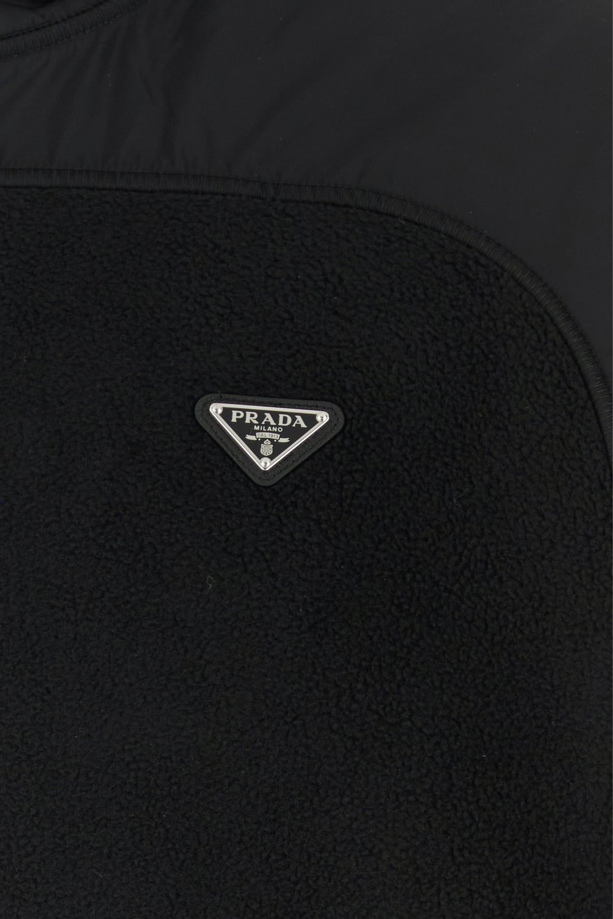 Prada Men's Re-Nylon Sweatshirt in Black - view 3