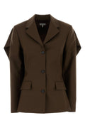 Loewe Women's Wool Blazer in Brown