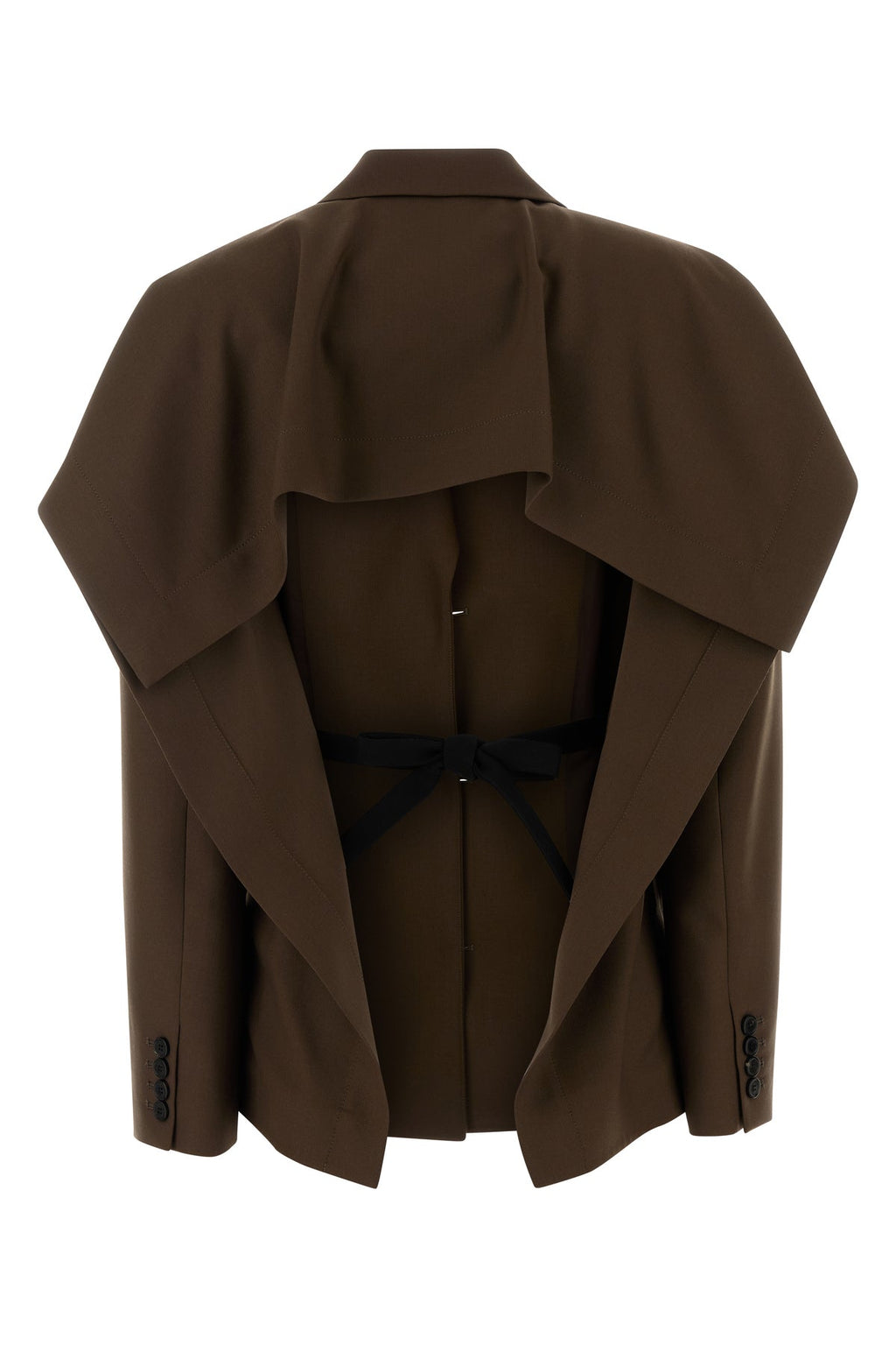 Loewe Women's Wool Blazer in Brown