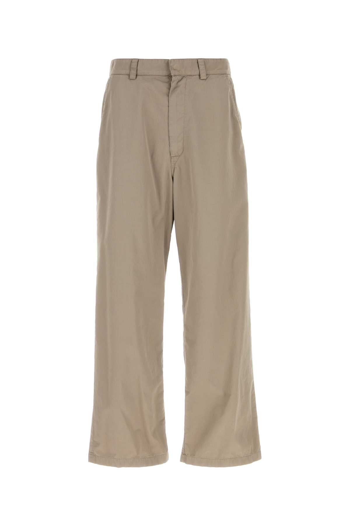 Balenciaga Men's Cotton Workwear Pants in Khaki - view 1