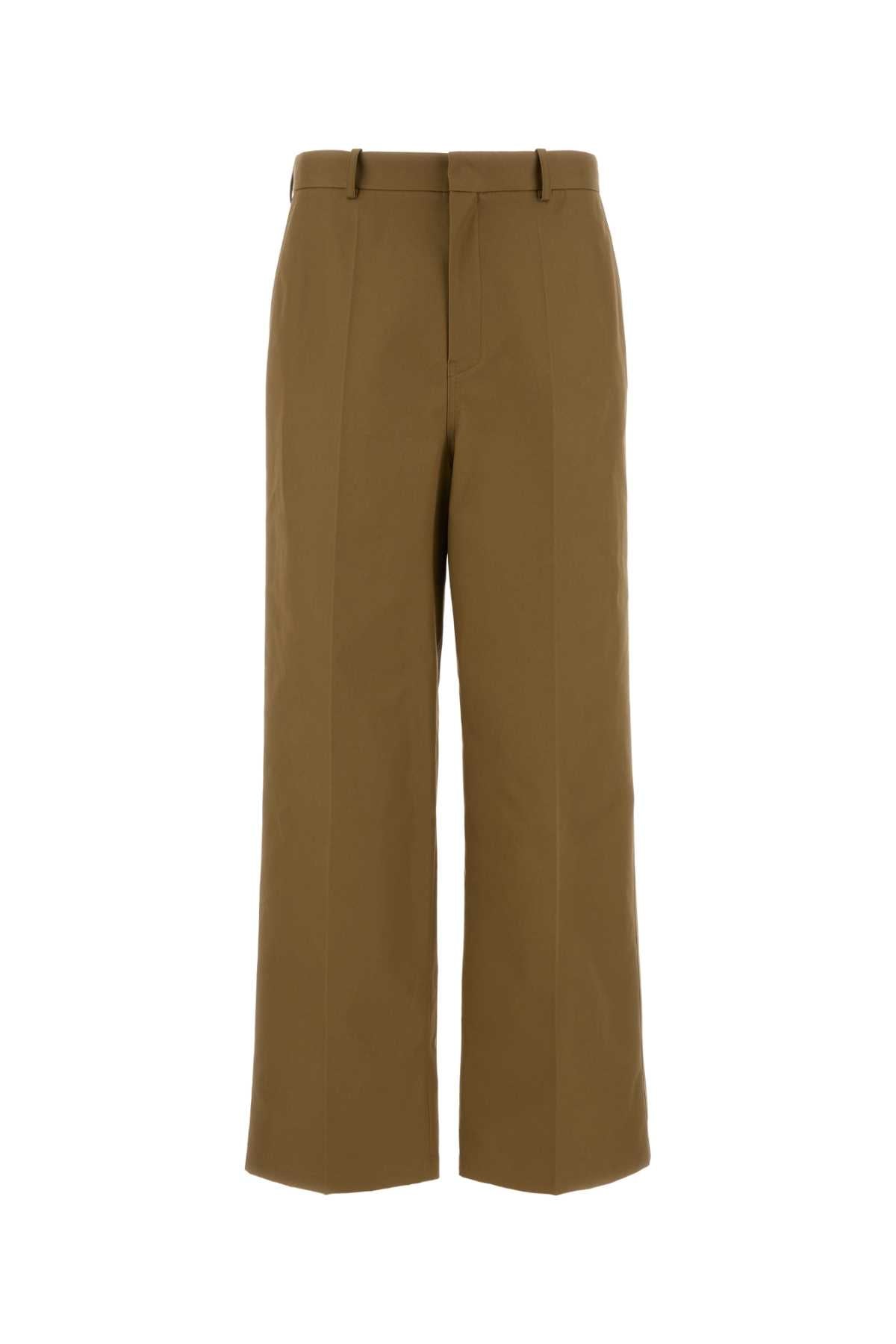 Balenciaga Men's Cotton Large Chino Pants in Brown - view 1