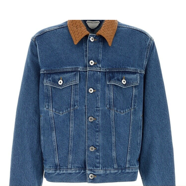 Bottega Veneta Men's Jacket in Blue