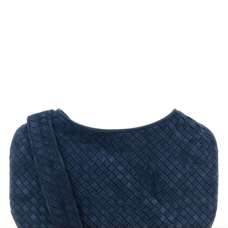 Bottega Veneta Men's Veneto Medium Bag in Blue