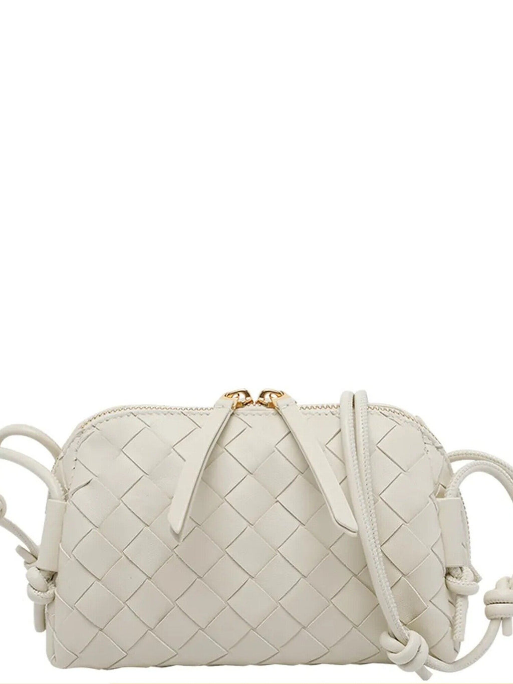 Bottega Veneta Women's Concert Mini Shoulder Bag in White