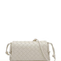 Bottega Veneta Women's Notturno Small Shoulder Bag in White