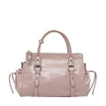 Miu Miu Women's Shiny Leather Handbag in Pink - view 1
