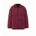 Miu Miu Reversible Shearling Down Jacket in Red/Burgundy - view 1