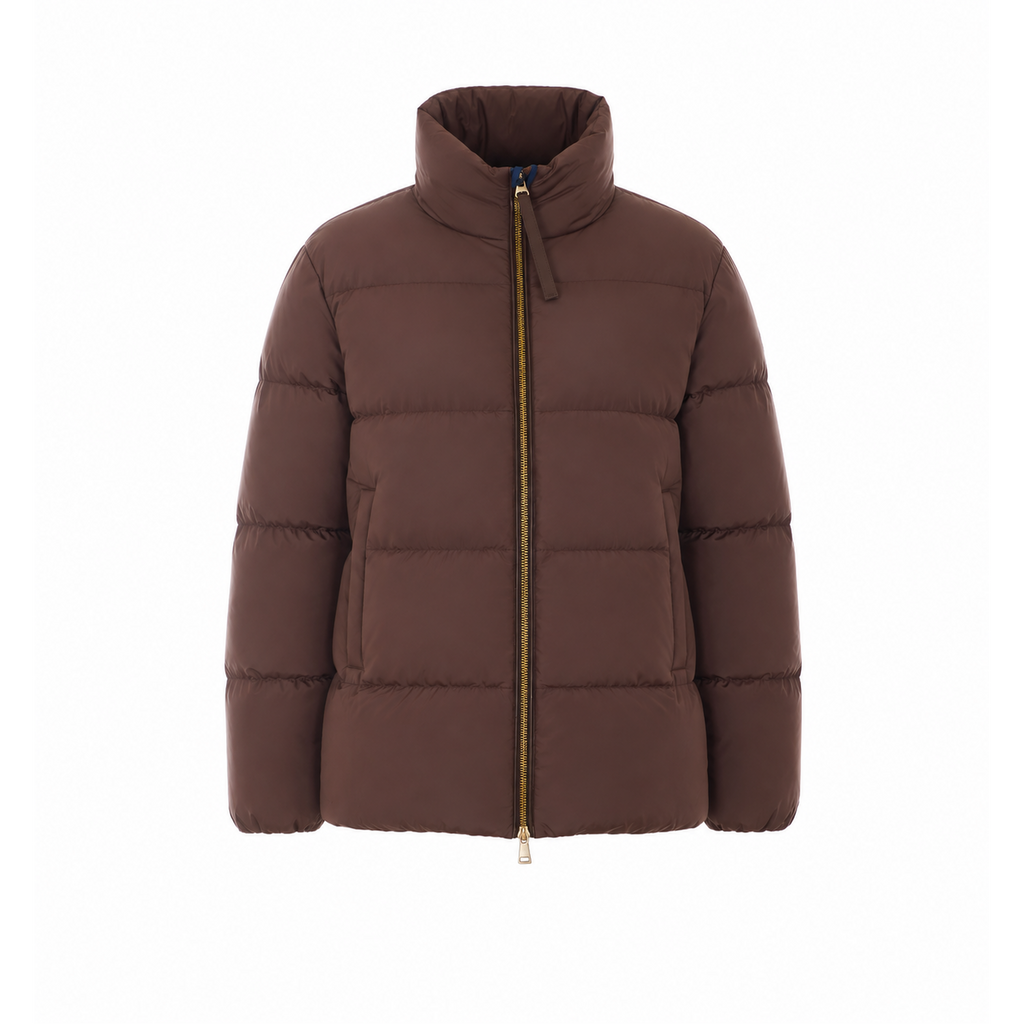 Moncler Women's Vivantesse Down Jacket in Brown - view 1